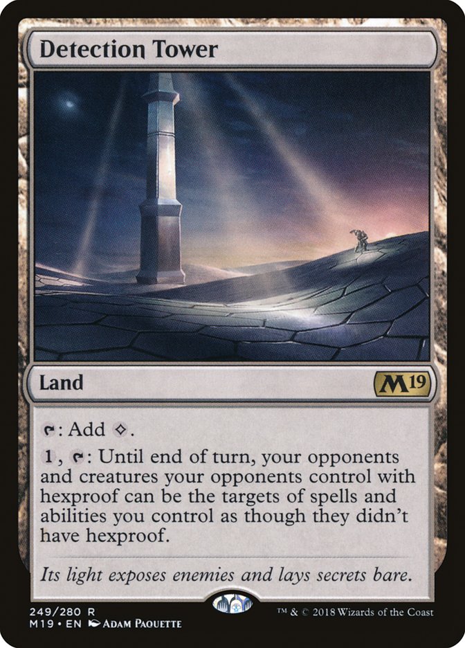 Detection Tower [Core Set 2019] | Mindsight Gaming