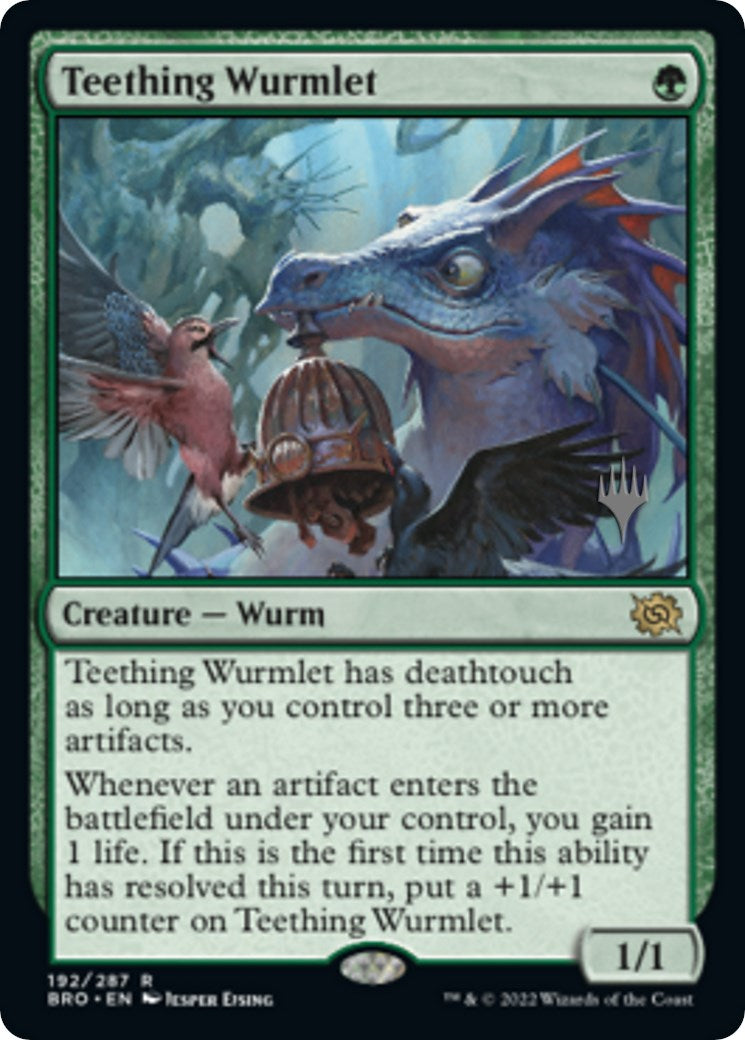 Teething Wurmlet (Promo Pack) [The Brothers' War Promos] | Mindsight Gaming
