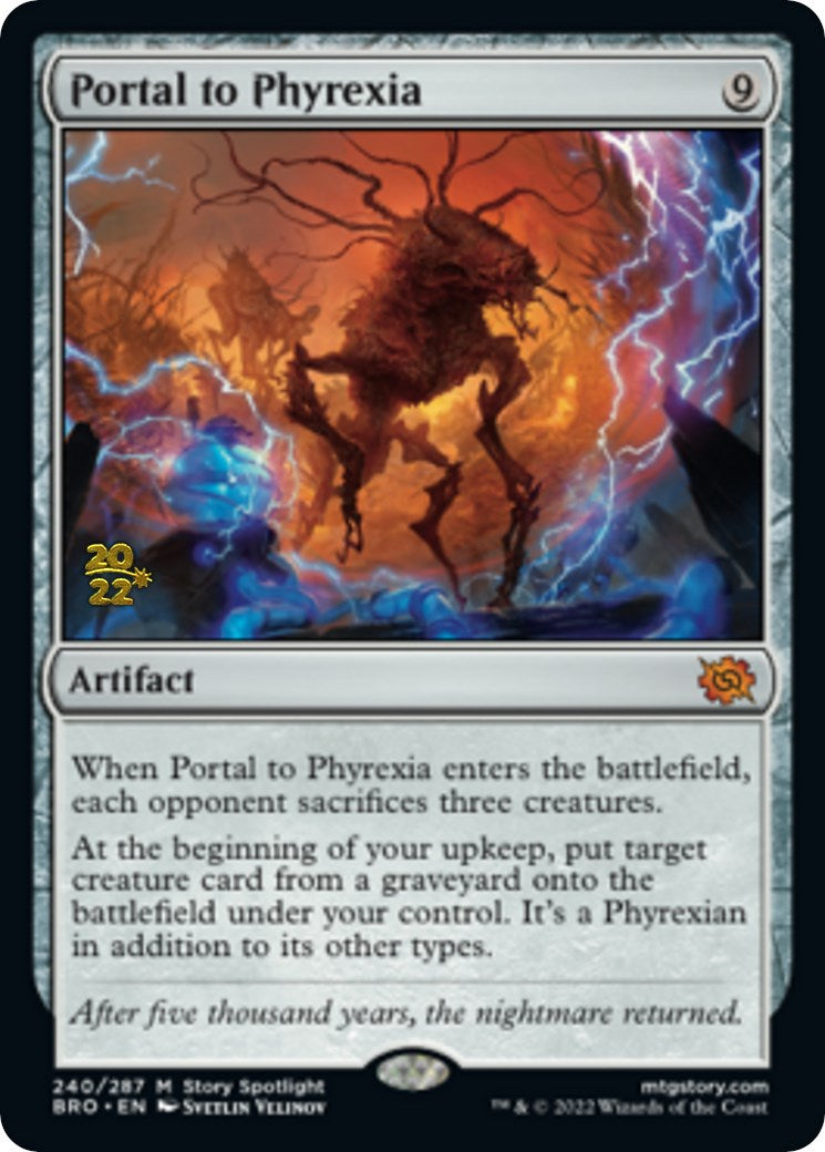 Portal to Phyrexia [The Brothers' War: Prerelease Promos] | Mindsight Gaming