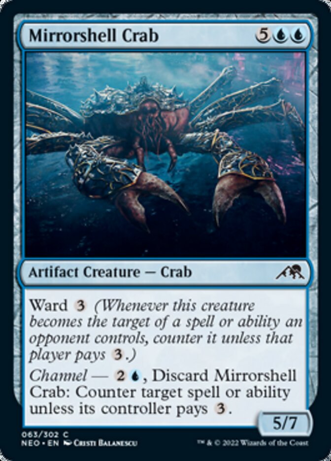 Mirrorshell Crab [Kamigawa: Neon Dynasty] | Mindsight Gaming