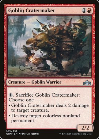 Goblin Cratermaker [Guilds of Ravnica] | Mindsight Gaming
