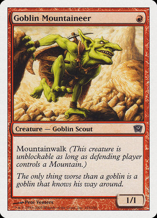 Goblin Mountaineer [Ninth Edition] | Mindsight Gaming