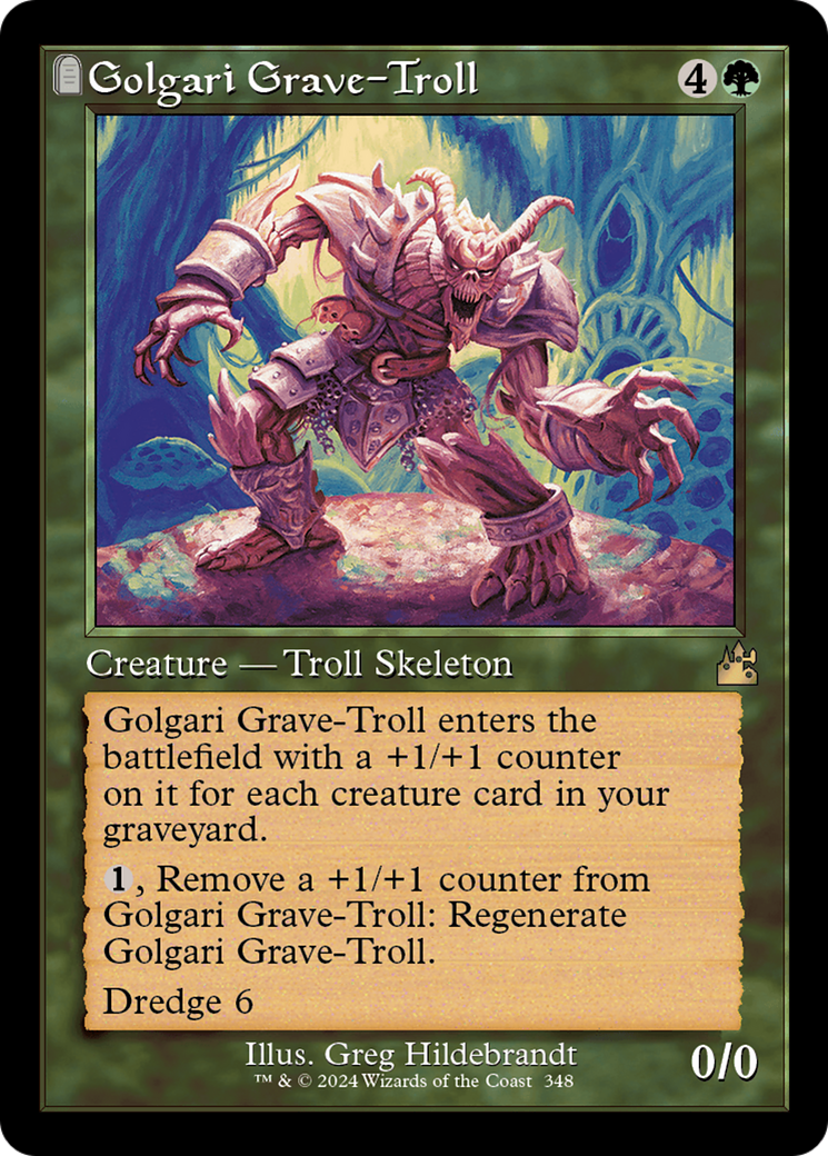 Golgari Grave-Troll (Retro Frame) [Ravnica Remastered] | Mindsight Gaming