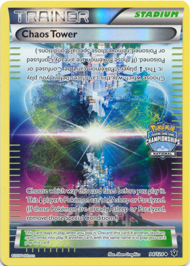 Chaos Tower (94/124) (National Championship Promo) [XY: Fates Collide] | Mindsight Gaming