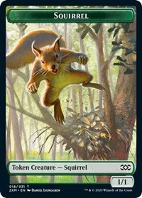 Squirrel // Thopter (008) Double-sided Token [Double Masters Tokens] | Mindsight Gaming