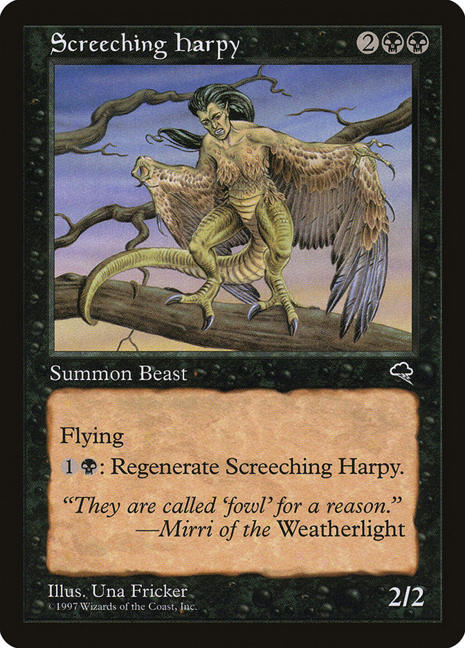 Screeching Harpy [Tempest] | Mindsight Gaming