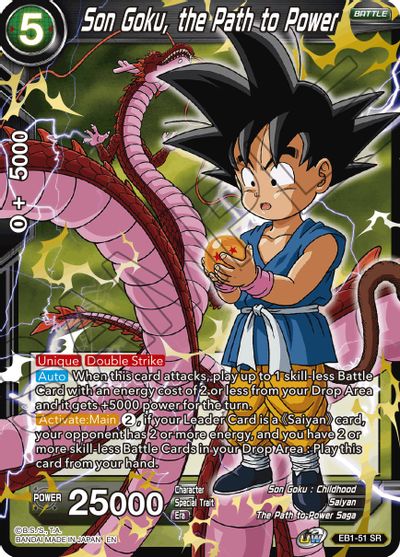 Son Goku, the Path to Power (EB1-051) [Battle Evolution Booster] | Mindsight Gaming