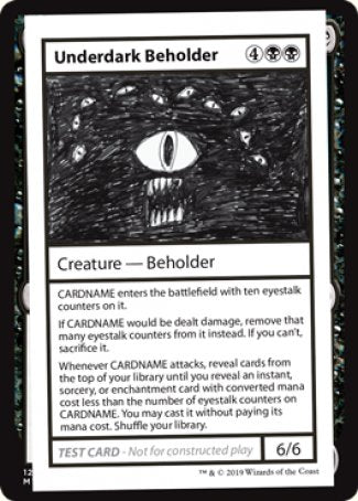 Underdark Beholder (2021 Edition) [Mystery Booster Playtest Cards] | Mindsight Gaming