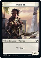 Zombie Knight // Warrior Double-sided Token [Dominaria United Commander Tokens] | Mindsight Gaming