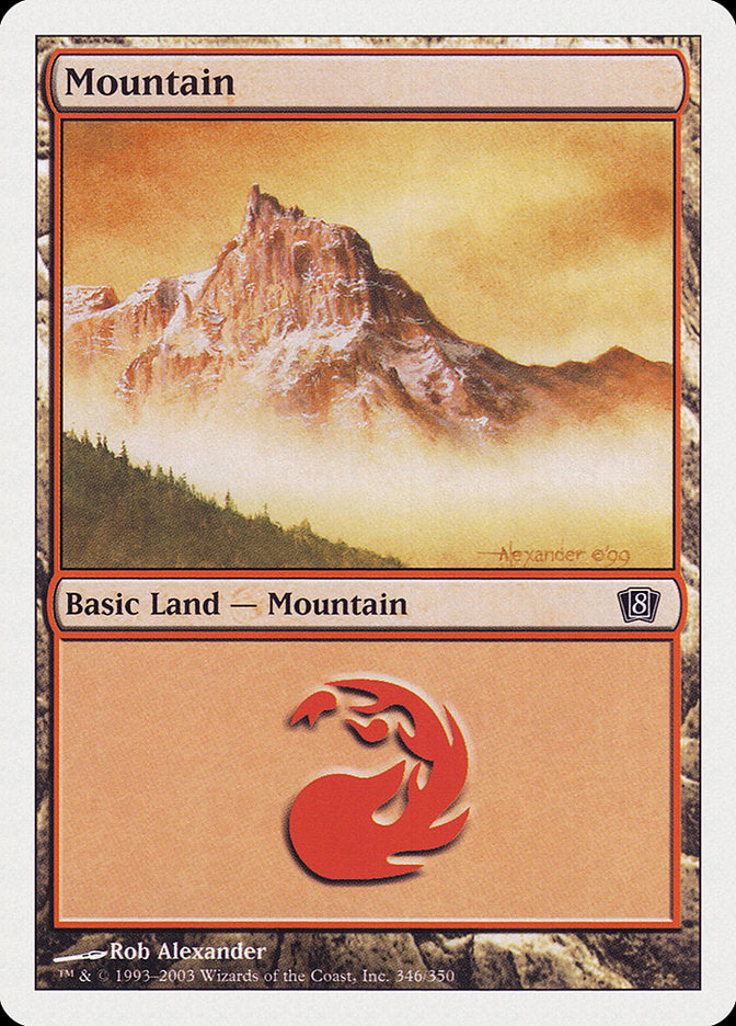 Mountain (346) [Eighth Edition] | Mindsight Gaming