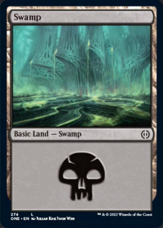 Swamp (274) [Phyrexia: All Will Be One] | Mindsight Gaming