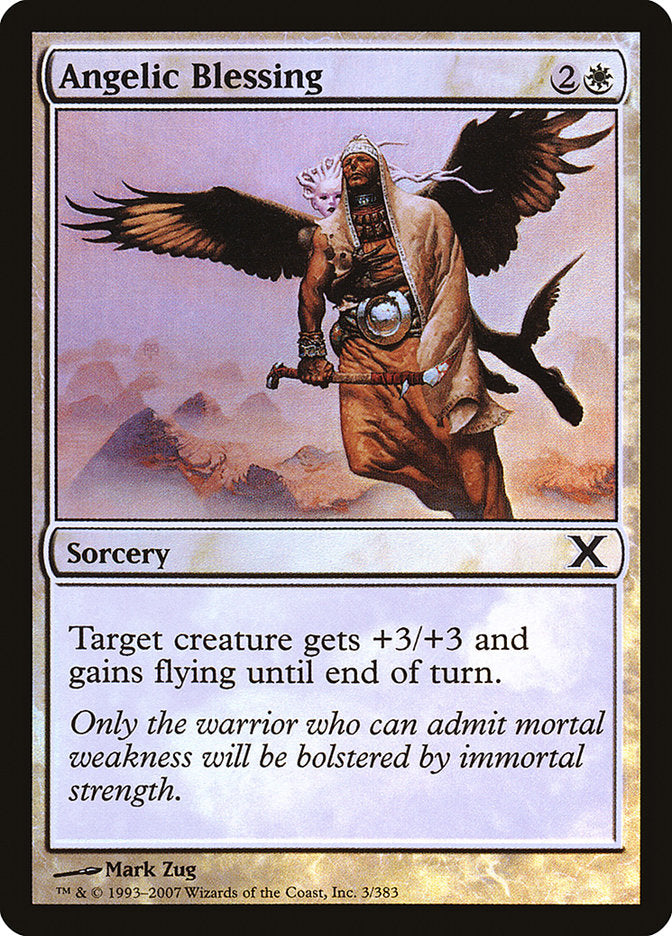 Angelic Blessing (Premium Foil) [Tenth Edition] | Mindsight Gaming