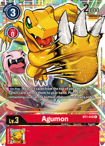 Agumon [BT1-010] (Dash Pack) [Release Special Booster Ver.1.0 Promos] | Mindsight Gaming