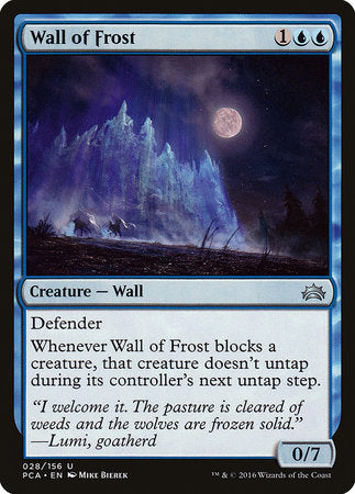 Wall of Frost [Planechase Anthology] | Mindsight Gaming