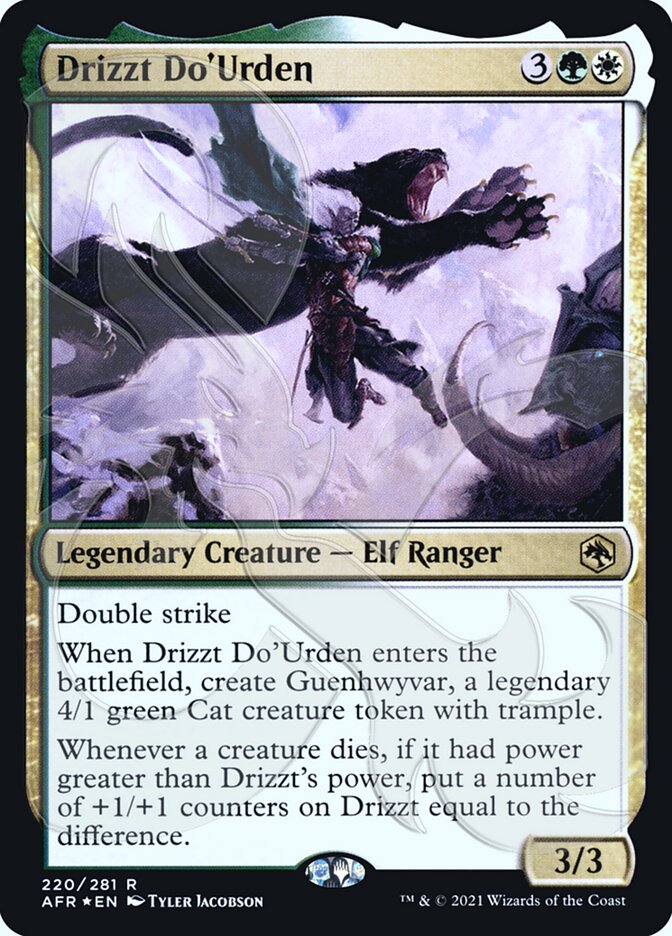Drizzt Do'Urden (Ampersand Promo) [Dungeons & Dragons: Adventures in the Forgotten Realms Promos] | Mindsight Gaming