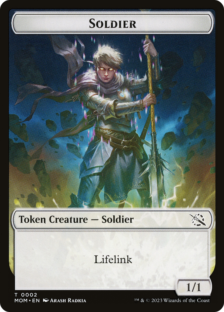 Soldier // Thopter Double-Sided Token [March of the Machine Tokens] | Mindsight Gaming
