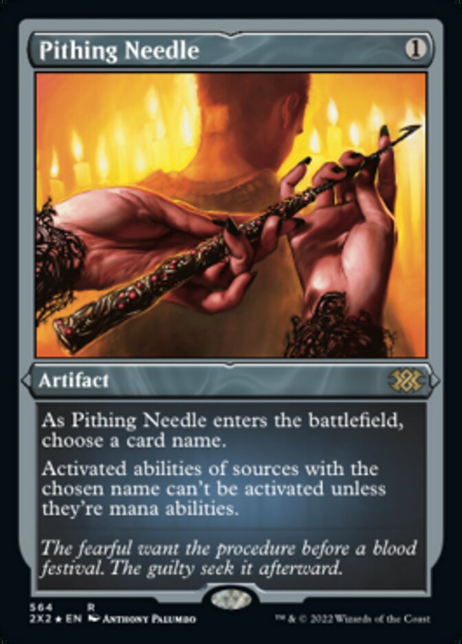 Pithing Needle (Foil Etched) [Double Masters 2022] | Mindsight Gaming