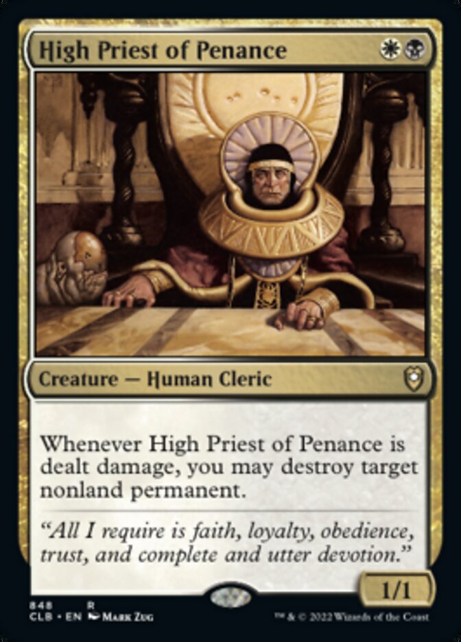 High Priest of Penance [Commander Legends: Battle for Baldur's Gate] | Mindsight Gaming