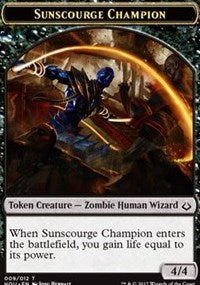 Sunscourge Champion // Cat Double-sided Token [Hour of Devastation Tokens] | Mindsight Gaming