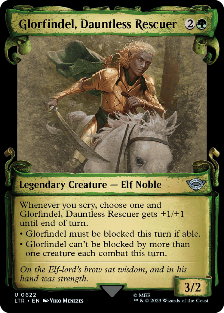 Glorfindel, Dauntless Rescuer [The Lord of the Rings: Tales of Middle-Earth Showcase Scrolls] | Mindsight Gaming