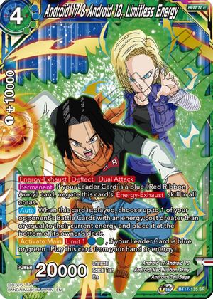 Android 17 & Android 18, Limitless Energy (BT17-135) [Ultimate Squad] | Mindsight Gaming