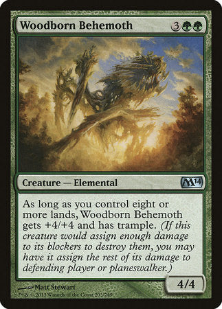 Woodborn Behemoth [Magic 2014] | Mindsight Gaming