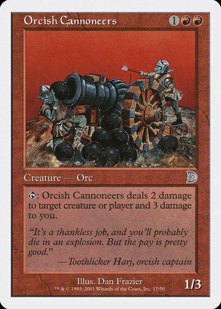 Orcish Cannoneers [Deckmasters] | Mindsight Gaming