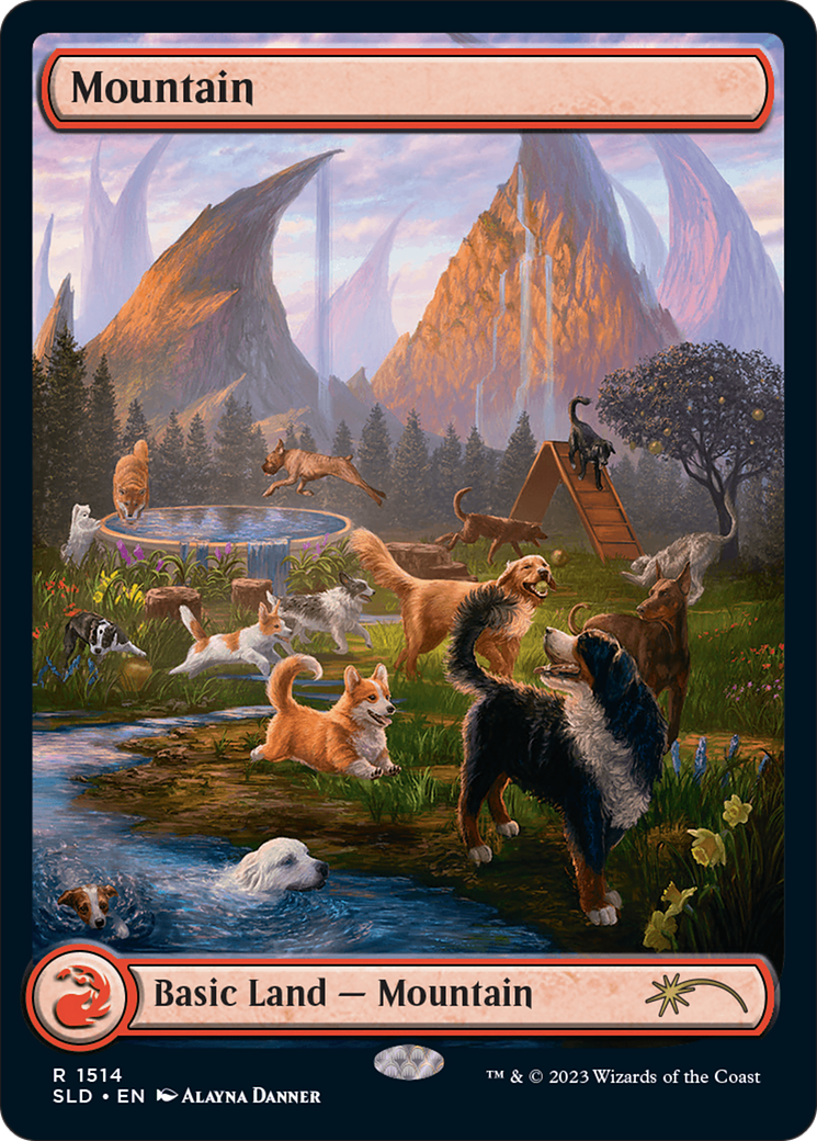 Mountain (1514) [Secret Lair Commander Deck: Raining Cats and Dogs] | Mindsight Gaming