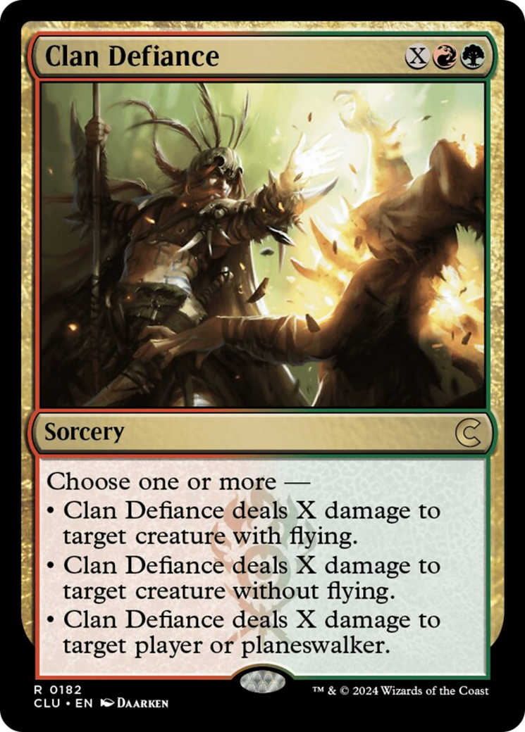 Clan Defiance [Ravnica: Clue Edition] | Mindsight Gaming
