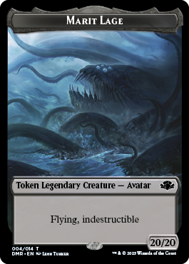 Insect // Marit Lage Double-Sided Token [Dominaria Remastered Tokens] | Mindsight Gaming
