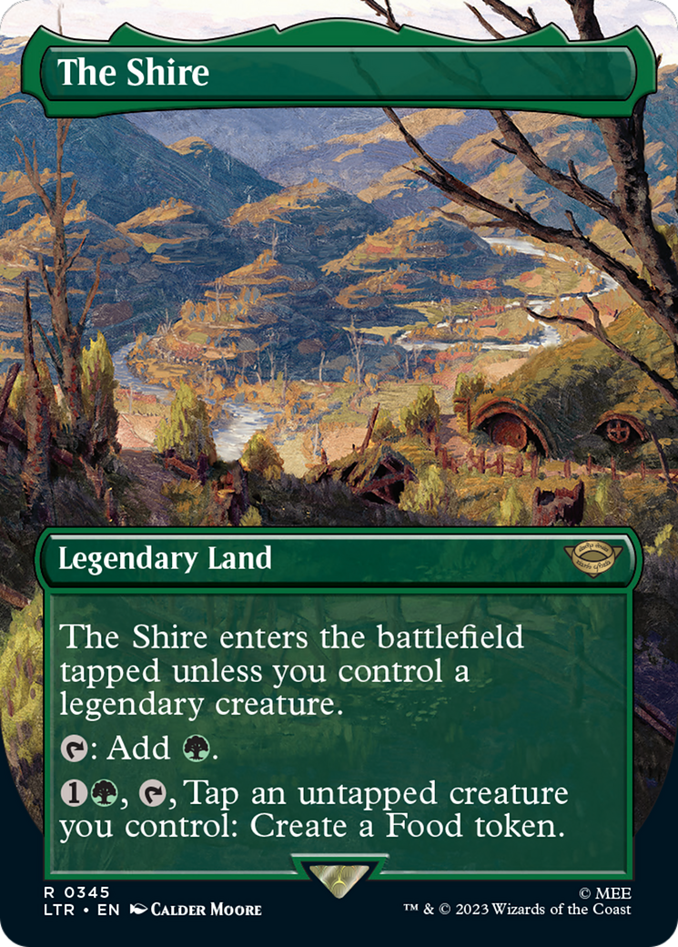 The Shire (Borderless Alternate Art) [The Lord of the Rings: Tales of Middle-Earth] | Mindsight Gaming