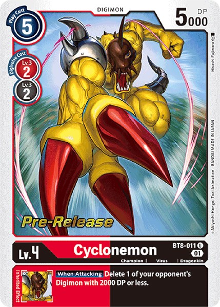 Cyclonemon [BT8-011] [New Awakening Pre-Release Cards] | Mindsight Gaming