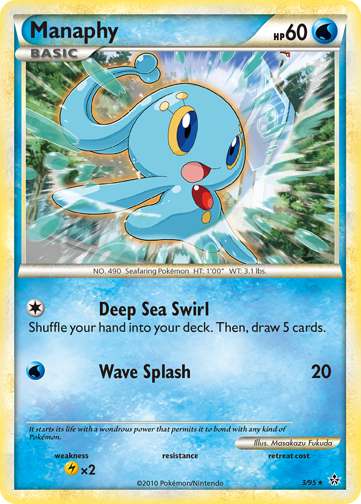 Manaphy (3/95) [HeartGold & SoulSilver: Unleashed] | Mindsight Gaming