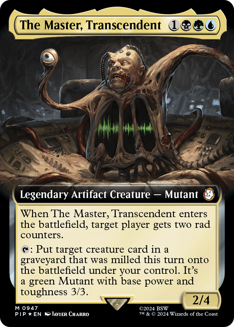 The Master, Transcendent (Extended Art) (Surge Foil) [Fallout] | Mindsight Gaming