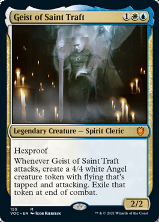 Geist of Saint Traft [Innistrad: Crimson Vow Commander] | Mindsight Gaming