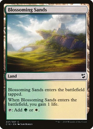Blossoming Sands [Commander 2018] | Mindsight Gaming