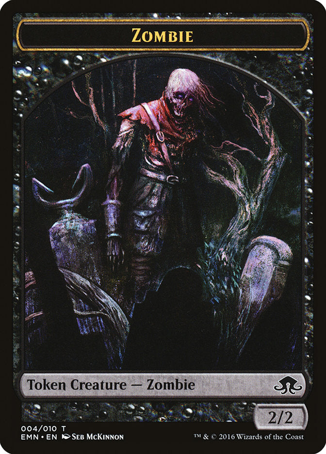 Zombie (004/010) [Eldritch Moon Tokens] | Mindsight Gaming