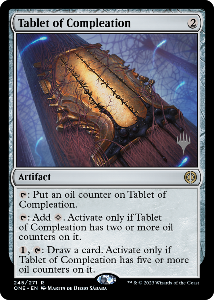 Tablet of Compleation (Promo Pack) [Phyrexia: All Will Be One Promos] | Mindsight Gaming