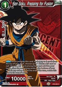 Son Goku, Prepping for Fusion [BT6-005] | Mindsight Gaming