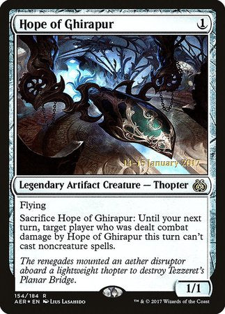 Hope of Ghirapur [Aether Revolt Promos] | Mindsight Gaming