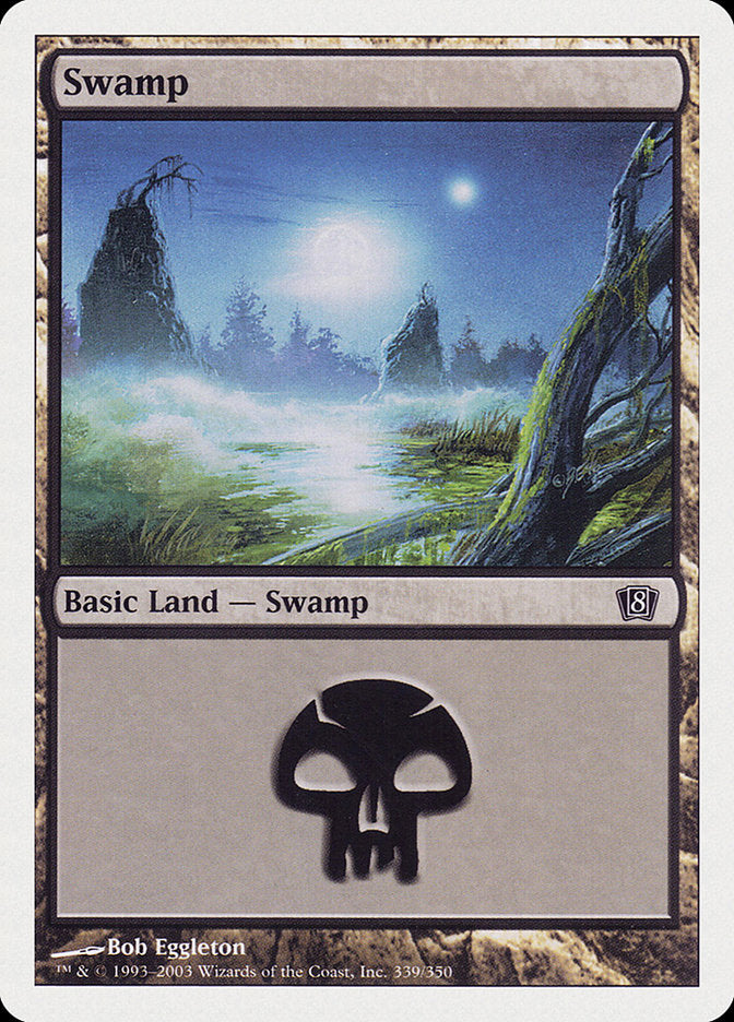 Swamp (339) [Eighth Edition] | Mindsight Gaming