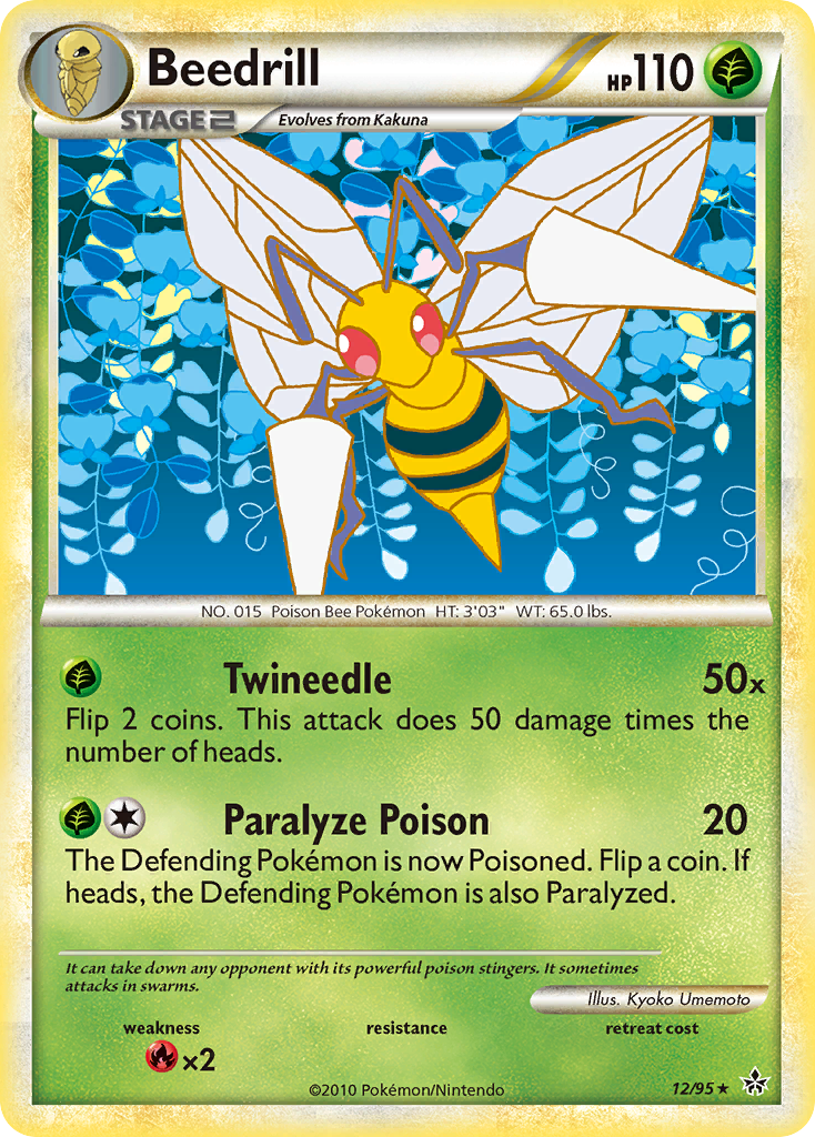Beedrill (12/95) [HeartGold & SoulSilver: Unleashed] | Mindsight Gaming