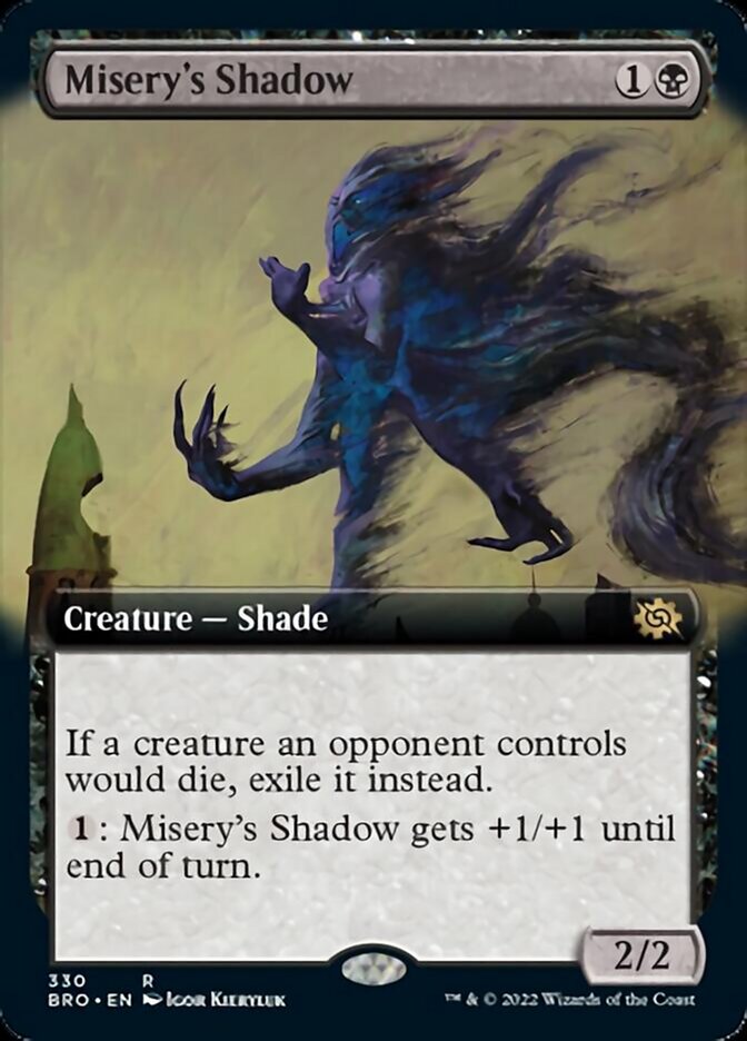 Misery's Shadow (Extended Art) [The Brothers' War] | Mindsight Gaming