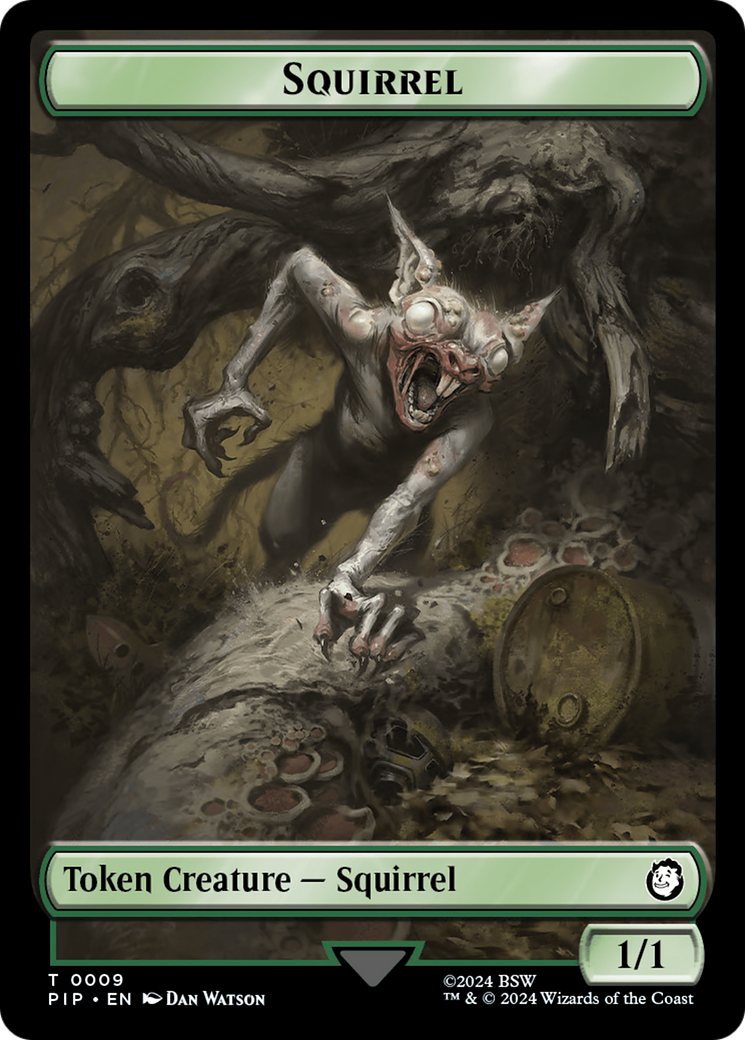 Energy Reserve // Squirrel Double-Sided Token [Fallout Tokens] | Mindsight Gaming