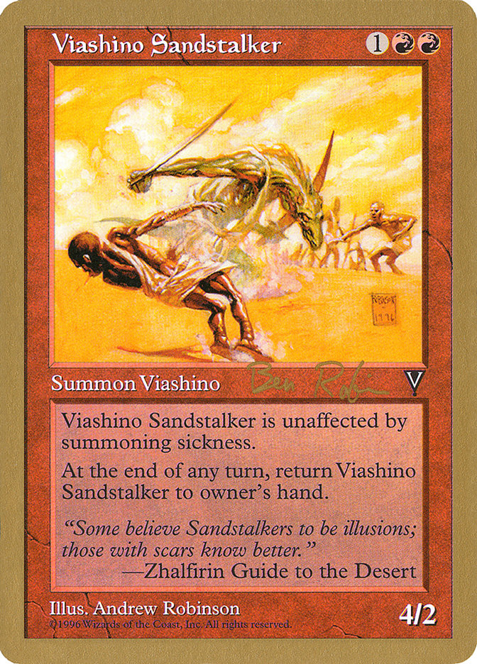 Viashino Sandstalker (Ben Rubin) [World Championship Decks 1998] | Mindsight Gaming
