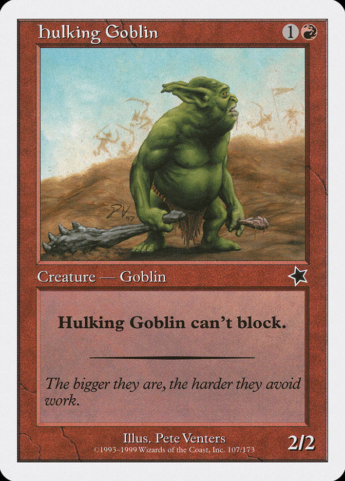 Hulking Goblin [Starter 1999] | Mindsight Gaming