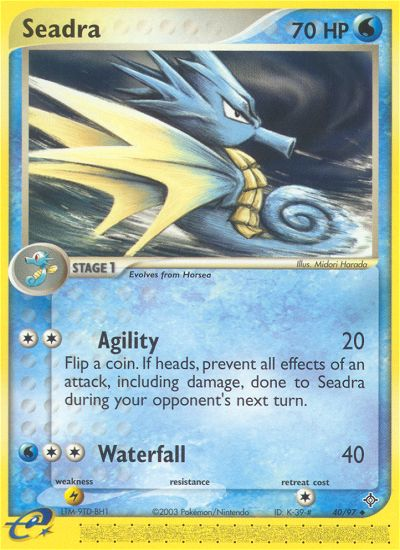 Seadra (40/97) [EX: Dragon] | Mindsight Gaming