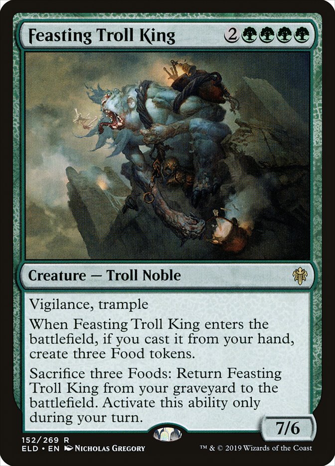 Feasting Troll King [Throne of Eldraine] | Mindsight Gaming
