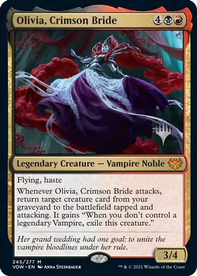 Olivia, Crimson Bride (Promo Pack) [Innistrad: Crimson Vow Promo Pack] | Mindsight Gaming