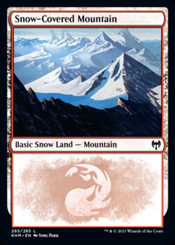 Snow-Covered Mountain (283) [Kaldheim] | Mindsight Gaming